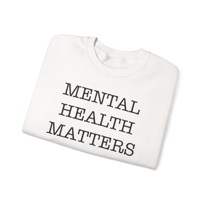 "Mental Health Matters" Crewneck Sweatshirt