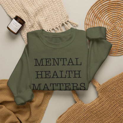 "Mental Health Matters" Crewneck Sweatshirt