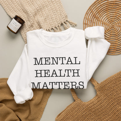 "Mental Health Matters" Crewneck Sweatshirt
