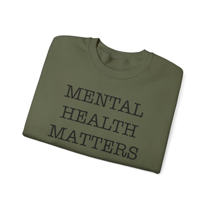 "Mental Health Matters" Crewneck Sweatshirt