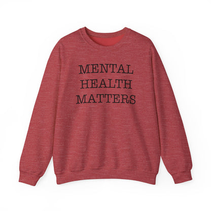 "Mental Health Matters" Crewneck Sweatshirt